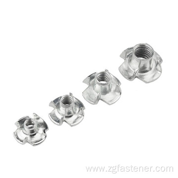 High quality stainless steel Tee Nuts with Pronge